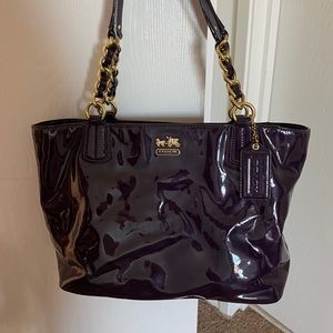 Coach Patent Leather Tote